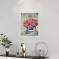 thumbnail image 3 of Vintage Rose Bathroom Wall Art Rustic Country Floral Pictures Wall Decor Farmhouse Botanical Roses Bathroom Canvas Print Painting Framed Home Artwork For Bathroom Bedroom Kitchen Office 12"x16", 3 of 6