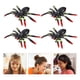 thumbnail image 3 of Accesorios de broma de araña de plástico, accesorios de fiesta, 4 Uds., 3 of 6