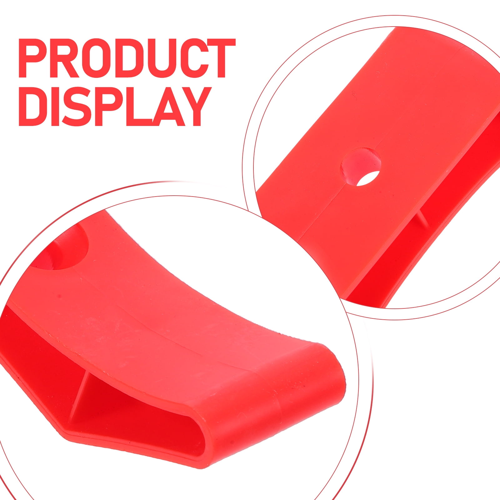 ETHZZLE 10Pcs Red Dumbbell Rack Weight Stand Lightweight Hollow Design Portable for Home Use