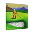 thumbnail image 2 of Golf at Sunrise Scene - Canvas, 2 of 10
