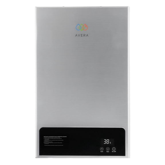 Calentador de agua instantáneo modulante para gas Natural de 10 Litros, 2 Servicio, Boiler de paso AVERA, CM10NAT
