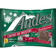 Andes, Crème de Menthe Mint Chocolates, 7.04oz. Peanut Free, Gluten Free. Contains Milk.