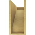 thumbnail image 4 of 8"W x 24"D x 16"H Classic Burlington Rough Cedar Woodgrain TimberThane Corbel, Primed Tan, 4 of 6