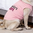 thumbnail image 6 of 1Pack Stretch Cotton “Daddy’s Girl” Dog T-Shirt, Machine Washable Durable Pet Clothes, Breathable Sleeveless Puppy Tank Top,M,Pink, 6 of 9