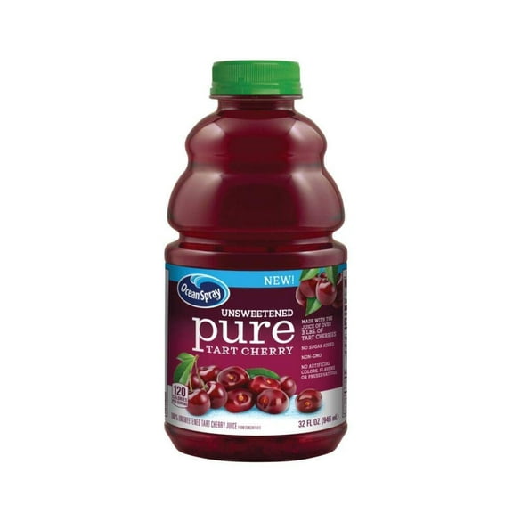 Ocean Spray Pure Tart Cherry, 32 Fl Oz (Pack of 20)