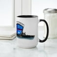 thumbnail image 4 of CafePress - USS Midway CV 41 Large Mug - 15 oz Ceramic Large White Nolvety Mug, 4 of 4