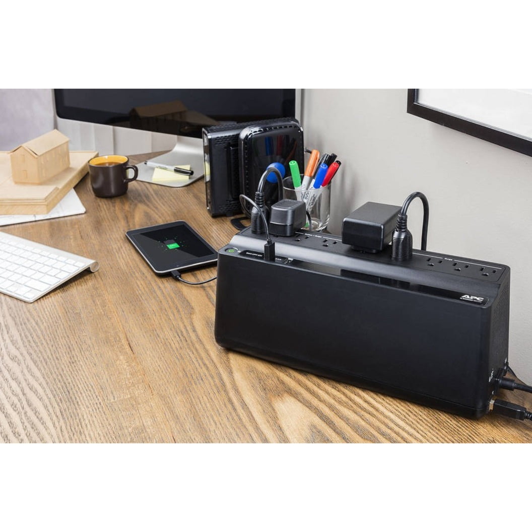 APC Smart-UPS 850 VA Battery Backup System, 9 Outlets, 354 J