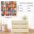 thumbnail image 6 of Yayeee 6 Pack Kitchen Dish Cloths Set for Washing Soft Drying Absorbent Microfiber Towels, Beige Jar, 6 of 9