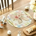 thumbnail image 5 of 15.7 Inch Easter Round Placemat Polyester Fabric Table Mat for Holiday Dining Home Kitchen Party Decorative Protector, 5 of 6