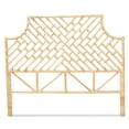 thumbnail image 3 of bali & pari Jayliah Rattan BOHO Headboard, Queen Size, Natural Brown, 3 of 7