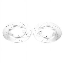 Power Stop AR85175XPR Evolution Drilled & Slotted Rotors -Rear