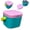Pink and Blue, variant on Retro Mini Cooler for 4 Cans | 3D-Printed Limited Edition, Vintage Style Beverage Carrier, Insulated Drink Carrier Bag with Handle for Beach Boat Tailgate BBQ Pool Party