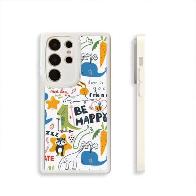 Único y divertido: funda para teléfono con diseño de dibujos animados divertido y arcoíris mate de doble capa para iPhone 15 Pro Max 14 13 12 Pro 11