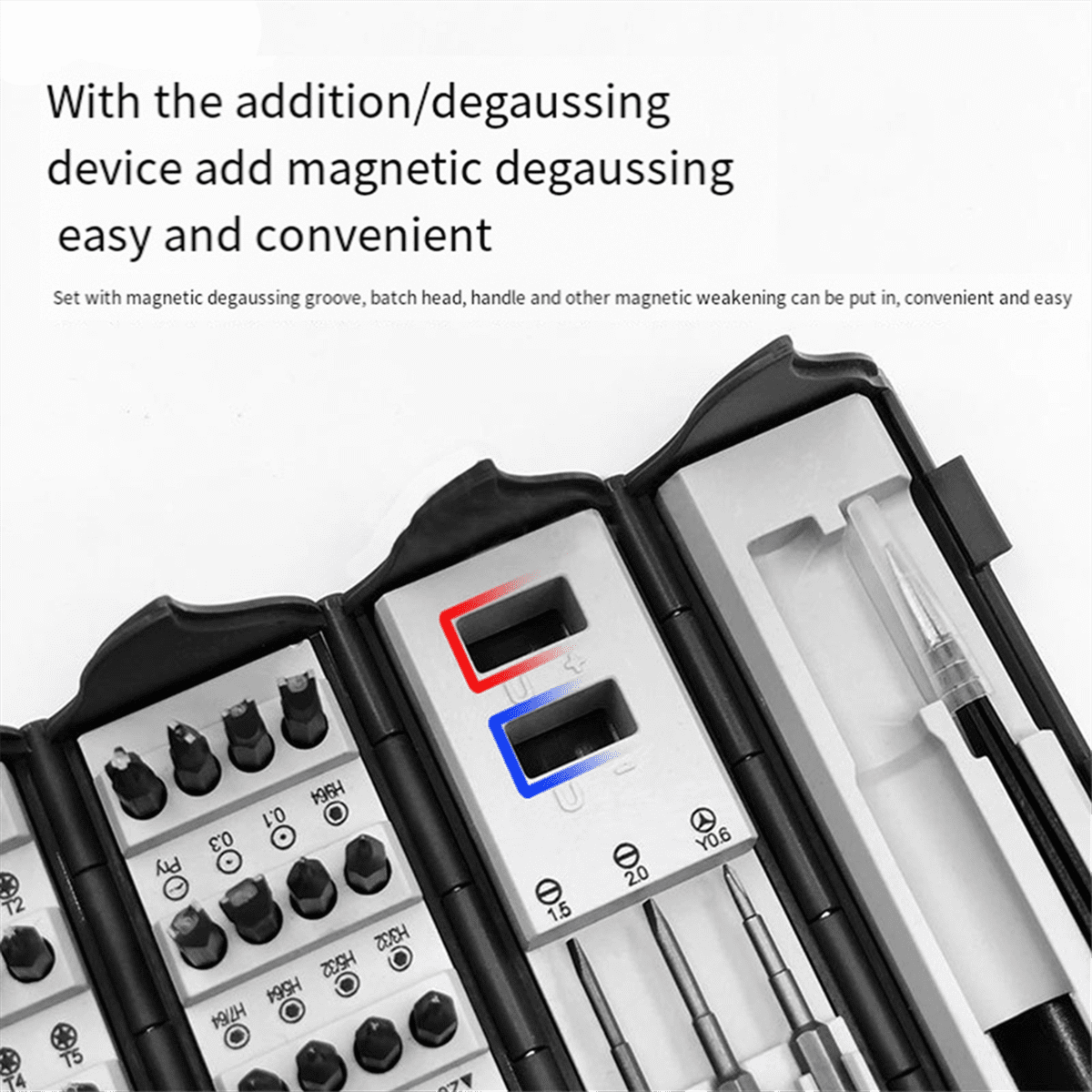 128-In-1 Screwdriver Set Household Disassembly Maintenance Tool Cylinder Portable Plum Hexagonal Special-Shaped Set