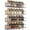 Silver, variant on stusgo 4-Tier Spice Rack Organizer for Cabinet Door, Wall Mount with Adhesive or Screws, Black