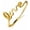 Gold plated sterling-silver, variant on Sterling Silver Simple Love Script Ring Thin Band Promise Ring