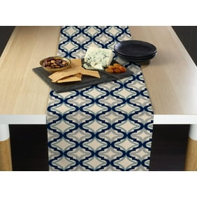 La Rochelle Jute Embroidered Table Runner Walmart Com Walmart Com