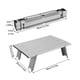 thumbnail image 3 of Mesa plegable portátil de aluminio para acampada, mochila, picnic y actividades al aire libre. Diseño compacto y plegable., 3 of 3