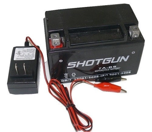 12V 7AH Battery and charger combo for YTX7A-BS Kasea Buggy ATV Scooter Go Kart
