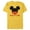 Yellow, variant on Disney Mickey Mouse Icon Shorts Dad-to-Be Father’s Day - Short Sleeve Blended T-Shirt for Adults - Customized-Yellow