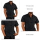 thumbnail image 5 of Camisa con Botones para Hombre, Manga Corta, Doble Bolsillo, Color Puro, Transpirable, Camisa Informal para Hombre para Fiesta de Trabajo Diaria, 5 of 6