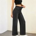 thumbnail image 2 of POROPL Jeans for Women,Stretchy Denim Baggy Wide Leg Jeans High Waisted Pants, 2 of 8