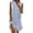 *Blue, variant on VBVC Women's Cotton-Linen Striped Shirt Dress,Ladies Sleeveless Button Down Midi Dresses,Summer Beach Vacation Collared Dresses for Women,Black,S-2XL