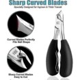 thumbnail image 2 of z Professional Podiatry Toenail Clippers - Thick and Ingrown Toenails Clippers for Men and Seniors - E, 2 of 2