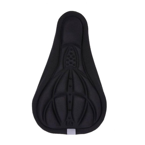 Comfortable Bike Seat Cushion Pad for Mountain & Road Bikes - 3D Gel Padded Cycling Saddle Cover, Breathable & Shock Absorbing (11" x 6.3" x 1.18")