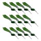 thumbnail image 1 of Moluckfu 12Pcs Portable Green Crystal Pendant for Wedding Party and Car Interior Decor, 1 of 5