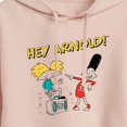 thumbnail image 3 of Hey Arnold! - Best Buds - Juniors Cropped Pullover Hoodie, 3 of 5