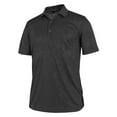 thumbnail image 1 of Monterey Club Men's Dexter Emboss Texture Solid Golf Polo Shirt #1282, 1 of 2