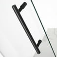 thumbnail image 6 of Aston SDR960F-SS-5727-10 72 x 57 x 0.38 in. Belmore GS Frameless Hinged Shower Door with Frosted Glass & Glass Shelves, Stainless Steel, 6 of 7