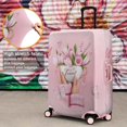 thumbnail image 5 of Travel Luggage Cover Suitcase Protector Fits 18-32 Inch Luggage Wheel Covers Patterned Travel Related Items Flower Luggage Protector Elastic Luggage Anti-scratch Suitcase Cover L, 5 of 6