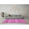 thumbnail image 3 of Ahgly Company Indoor Rectangle Abstract Pink Modern Area Rugs, 6' x 9', 3 of 4