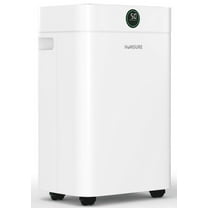 HUMSURE Dehumidifier 12Pint(DOE) 50 Pint Max for 3000 Sq ft Room, for Basements with Drain Hose, Dehumidifier for Large Home Bathroom and Bedroom (95℉, 95% RH)