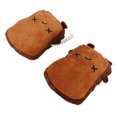 thumbnail image 4 of Guantes calefactables USB de invierno con forma de pan, sin dedos, para mujeres y niños., 4 of 14