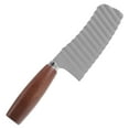 thumbnail image 3 of Stainless Steel Wavy Chopper Multi-Purpose Potato Cutter Vegetable Slicer Crinkle Cut Tool For French Fries Fruits Carrots Kitchen Gadget With Comfortable Handle, 3 of 8