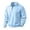 16-Light Blue, variant on Mens Quarter Zip Sweatshirt Stand Collar Pullover Long Sleeve Casual Spring Fall Solid Color Classic Fashion Shirt Top White XL