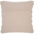 thumbnail image 2 of XL Rose Pink Pom-Pom Detailed Throw Pillow, 2 of 5