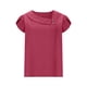 thumbnail image 4 of TaTaai Womens solid crew neck t-shirt, linen cotton blend, short sleeve, button cuff, cutout design, casual comfortable, lightweight, perfect for weekend trips & casual gatherings Gift, 4 of 8