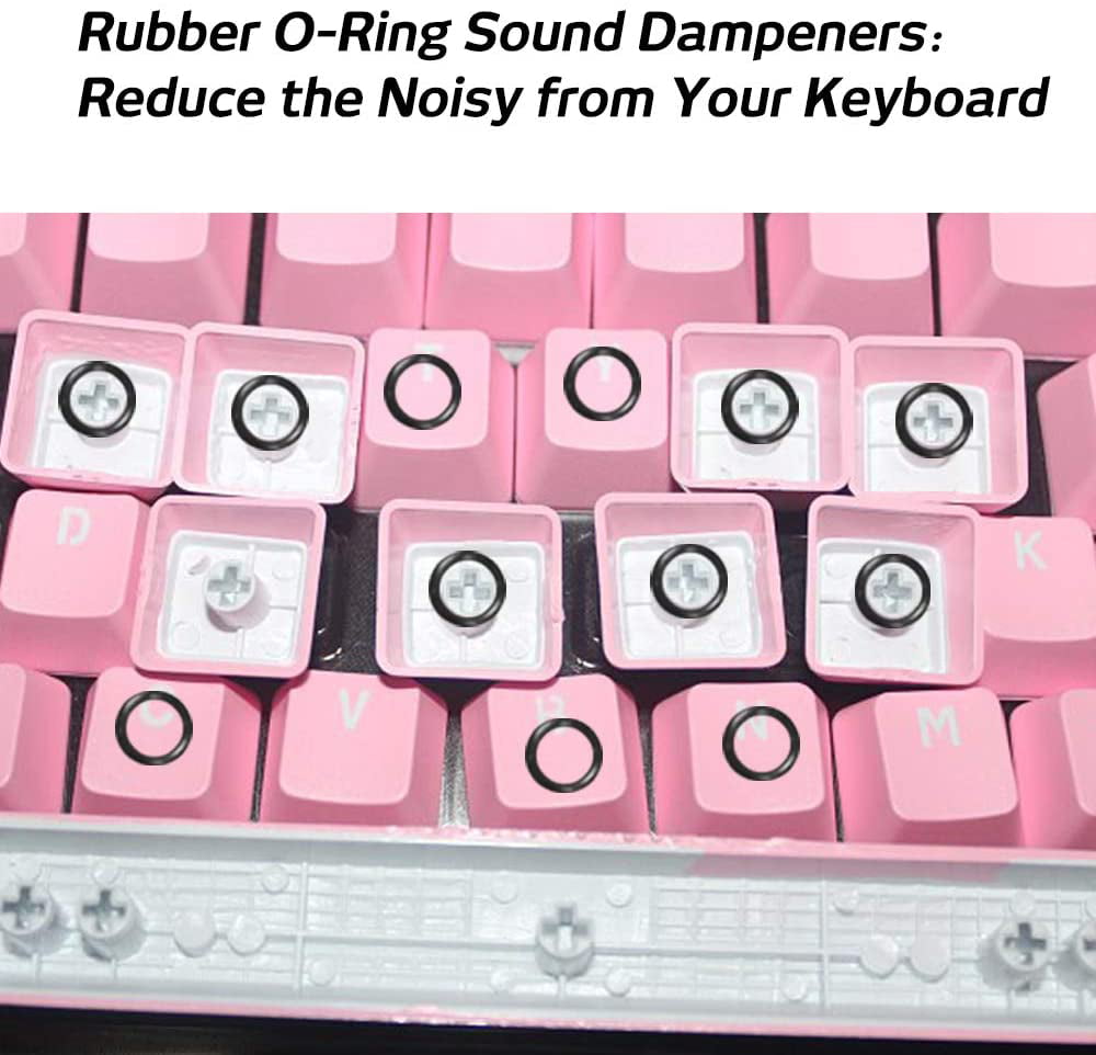Keycap Puller Cleaning Tool and Rubber O-Ring Sound Dampeners 1 Air Blower & 140 PCS Rubber O-Ring 2 Cleaning Brush SourceTon 2 PCS Keycap Puller