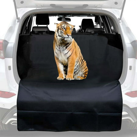 Peroptimist Dog Car Seat Covers Back Seat Cars/Trucks/SUV - Dog Car Seat Covers Pet Seat Cover for Vans, Suvs - Black, Waterproof Nonslip Backing and (Best Seat Cover Material For Dog Hair)