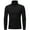 A#03-Black, variant on Mens Long Sleeve Mock Turtleneck Shirt Slim Fit Knitted Lightweight Casual Pullover Top, Navy XL