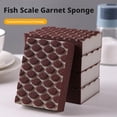 thumbnail image 3 of Magic Emery Cleaning Sponge, Carborundum Pot Scrubber Sponge Brush Eraser Scrub Pad, Heavy Duty Tough Stain Grease Remover for Pots Pans Cookware Kitchen Cleaning, 3 of 7