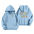 thumbnail image 5 of Second Grade Teacher Hoodies for Women 2025 Fall Winter Back To School Hooded Sweatshirt with Pockets Pullover Tops, 5 of 7