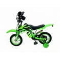thumbnail image 3 of Bicicleta Infantil MotoCross Niño R-12 Ruedas Entrenamiento Verde, 3 of 4