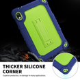 thumbnail image 3 of FIEWESEY for Orbic Tab 8 5G Tablet Case,Heavy-Duty Shockproof Kids Friendly Rugged Protective Case for Orbic Tab8 5G Verizon/Orbic Tab8 5G UW 8-Inch Tablet+Screen Protector (Navy/Green,1 Pcs), 3 of 6