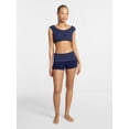 thumbnail image 2 of No Boundaries Bralette and Foldover Shorts Sleep Set, 2-Piece, Women's XS-XXL, 2 of 5