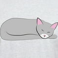 thumbnail image 3 of CafePress - Sleeping Cat Light T Shirt - Men's Classic Graphic T-Shirt, 3 of 4
